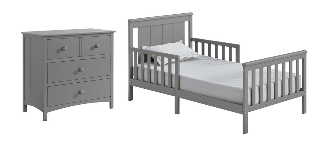 Oxford Baby Lazio Toddler Bed and Dresser Set - 2 pc.