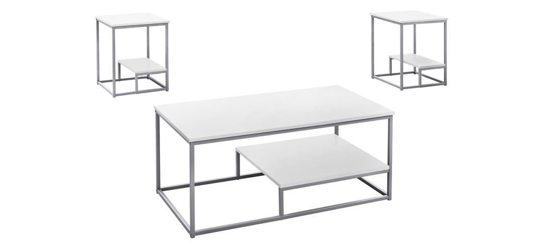 300234411 Monarch Specialties 3pc. Table Set sku 300234411