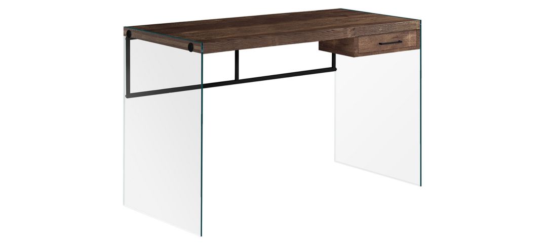 369249090 Barnabus Computer Desk with Glass Panels sku 369249090