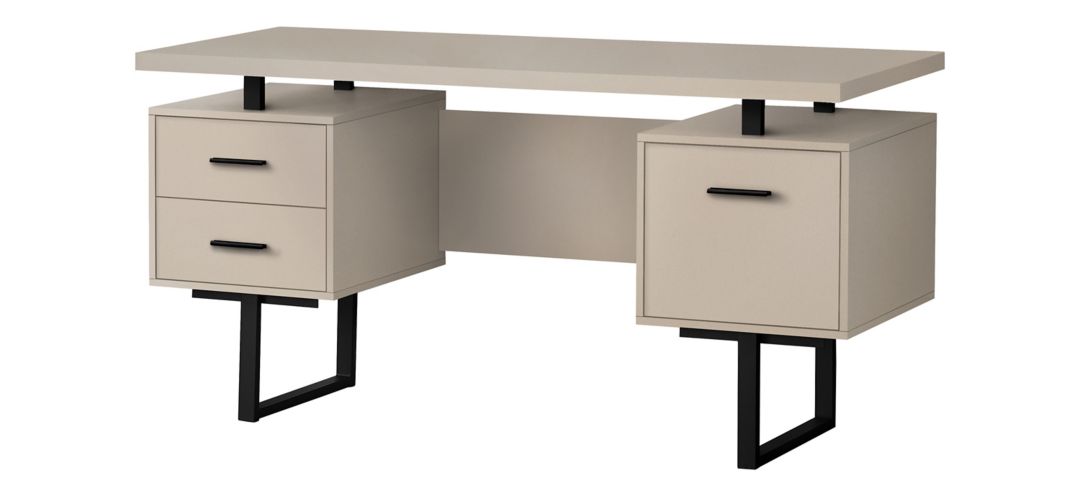 369249520 Grover Computer Desk with Floating Desktop sku 369249520