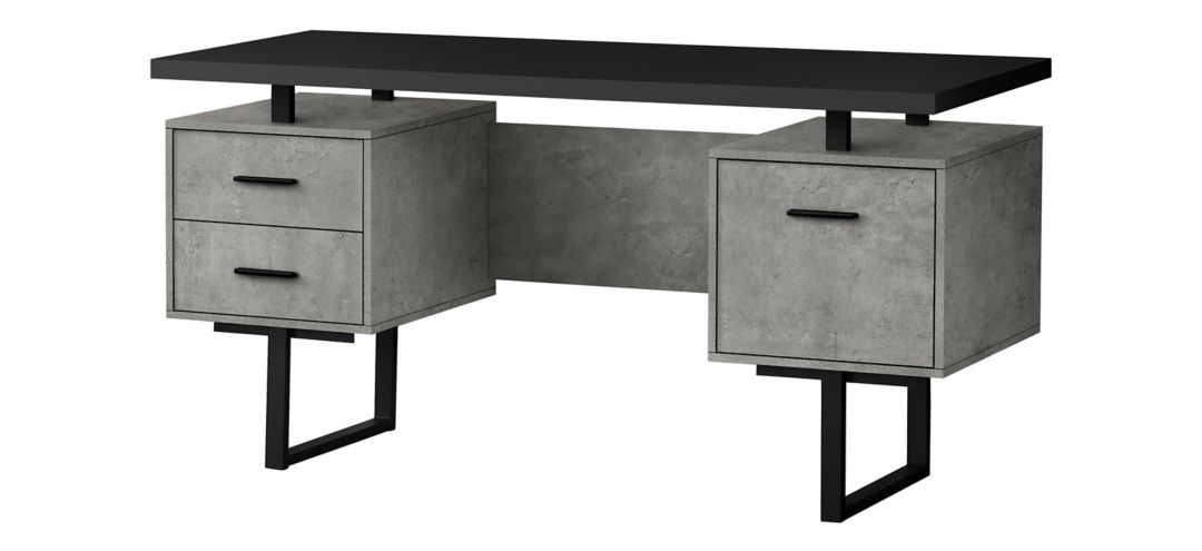 369249570 Grover Computer Desk with Floating Desktop sku 369249570