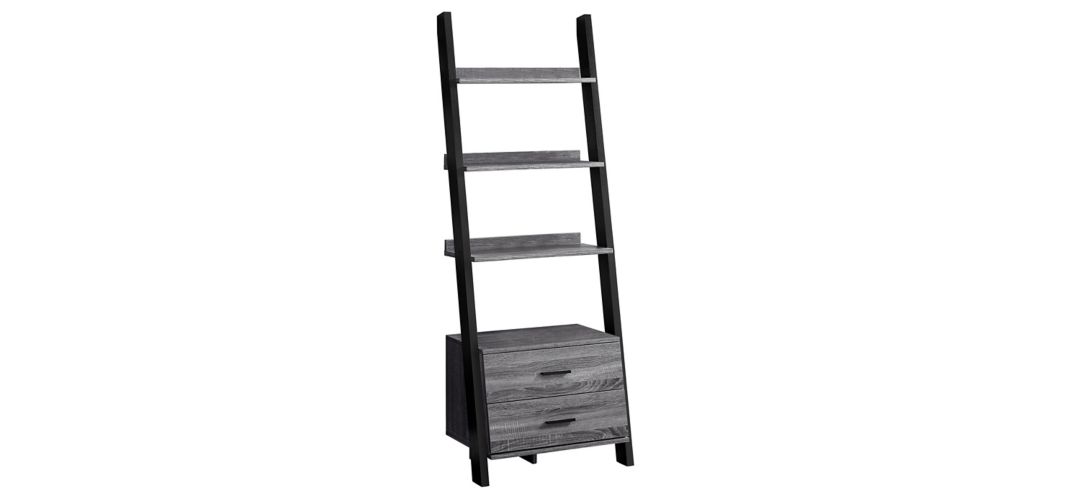 Valley Ladder Bookcase with Storage Drawers