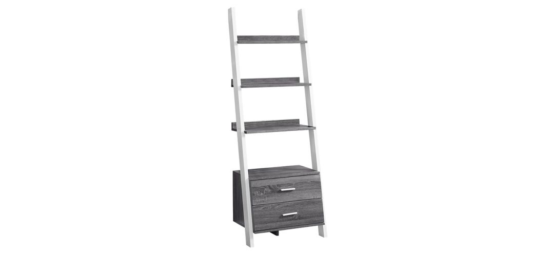 Valley Ladder Bookcase with Storage Drawers
