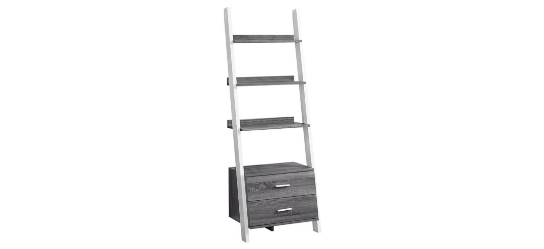 369274790 Valley Ladder Bookcase with Storage Drawers sku 369274790