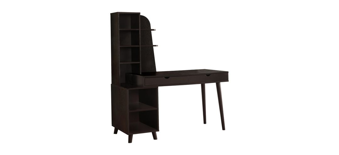 369278840 Colette Computer Desk with Bookcase sku 369278840