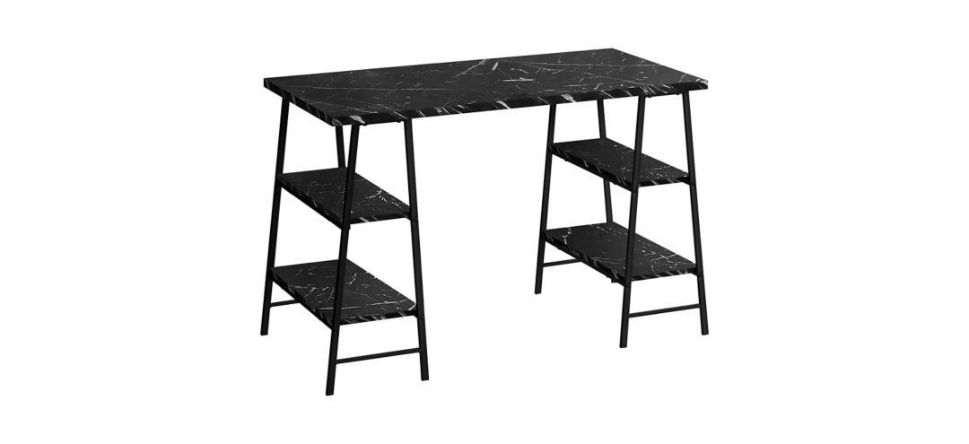 369279310 Moses Computer Desk with Open Shelves sku 369279310