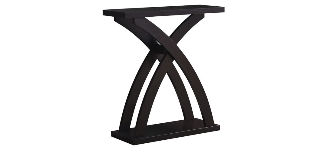 I2408 Monarch Specialties Curved Hall Console Table sku I2408
