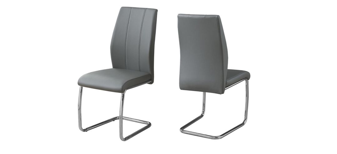 I1077 Monarch Leather Dining Chair- Set of 2 sku I1077