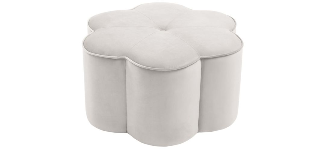 Daisy Velvet Ottoman