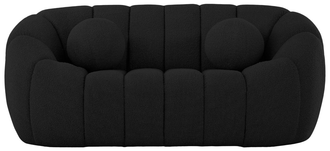 235264420 Elijah Boucle Fabric Loveseat sku 235264420