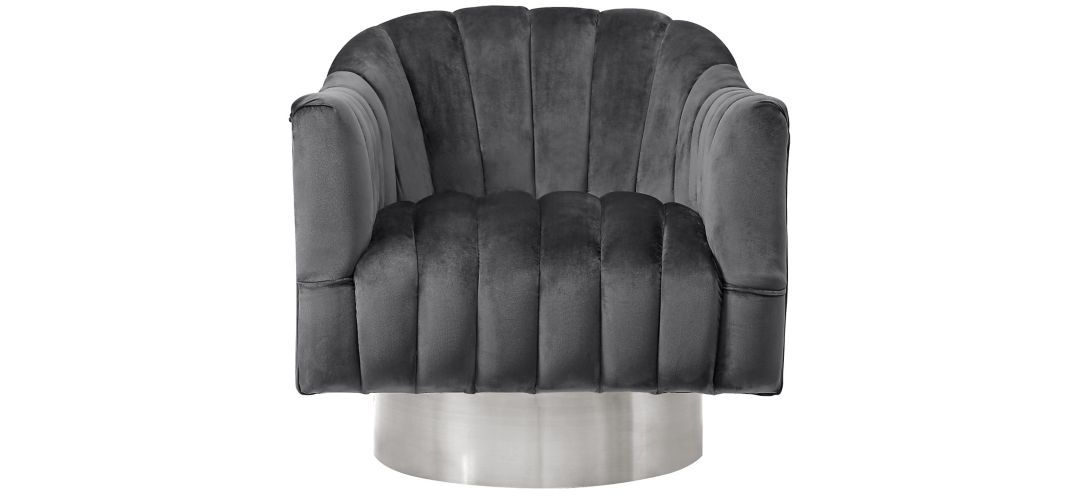 258251910 Farrah Velvet Accent Chair sku 258251910