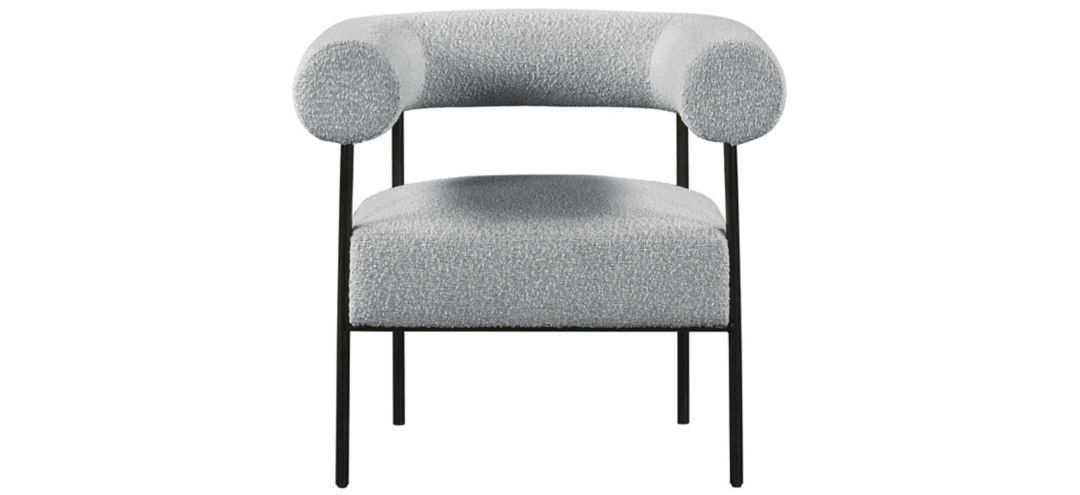 258252740 Blake Boucle Fabric Accent Chair sku 258252740