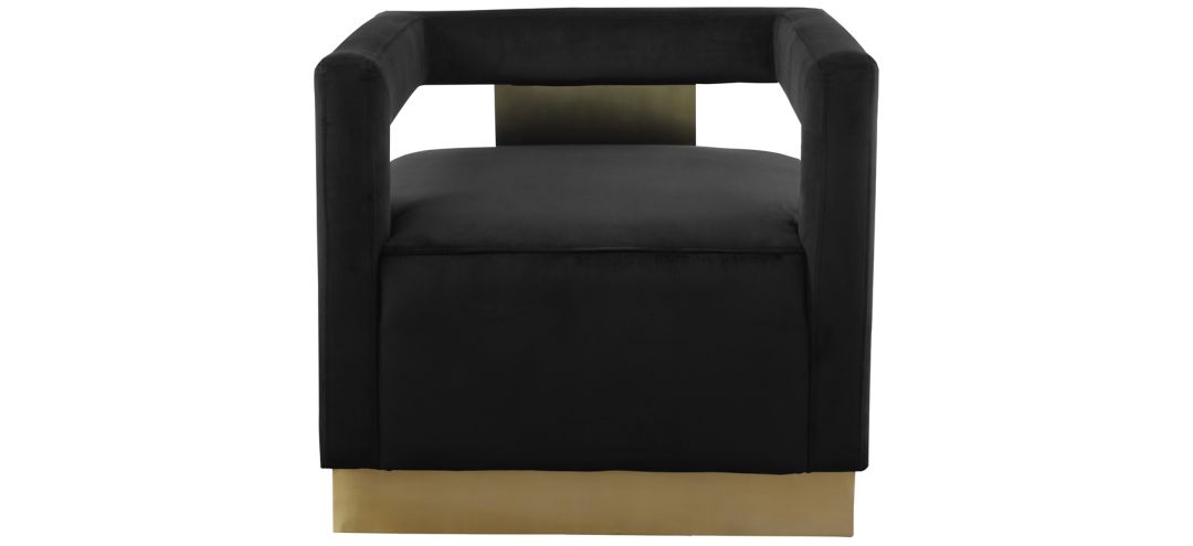 258259710 Armani Velvet Accent Chair sku 258259710