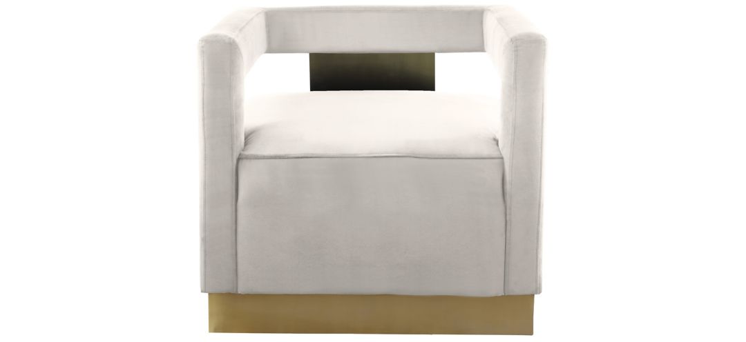 258259720 Armani Velvet Accent Chair sku 258259720