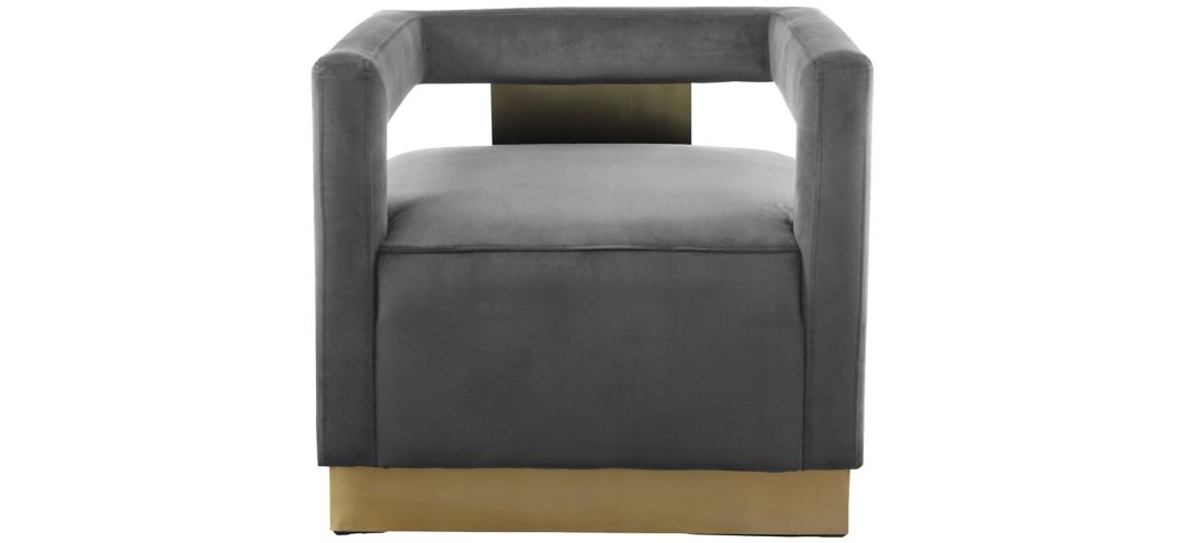 Armani Velvet Accent Chair