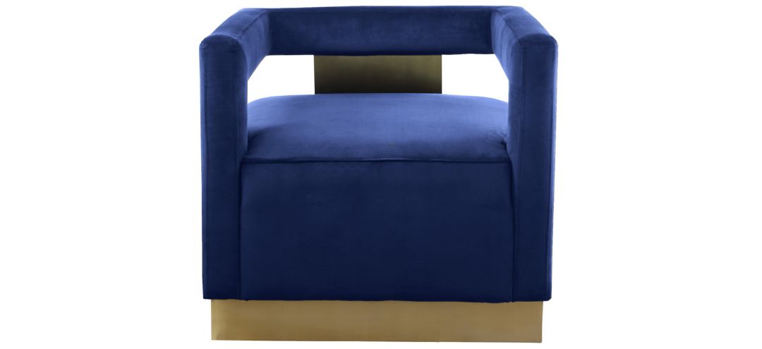 258259740 Armani Velvet Accent Chair sku 258259740