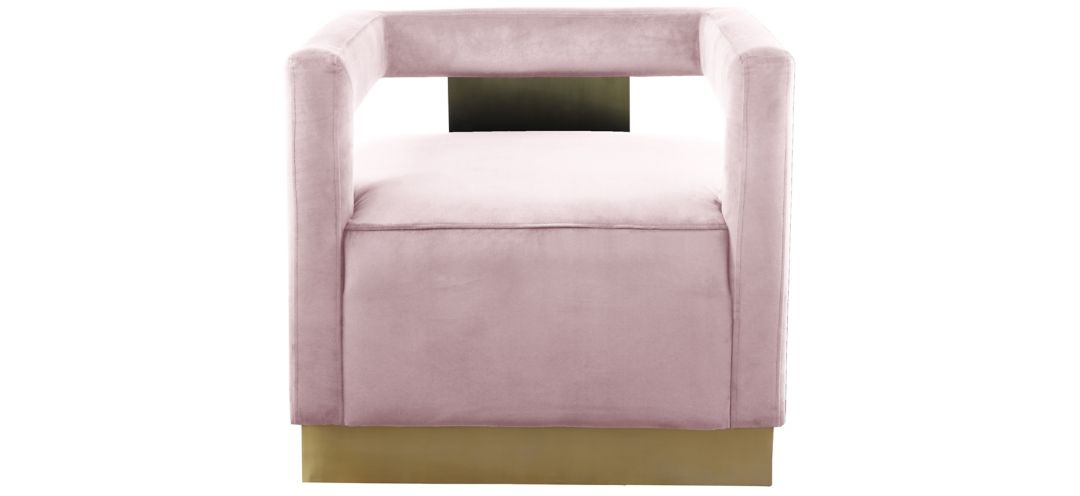 258259750 Armani Velvet Accent Chair sku 258259750