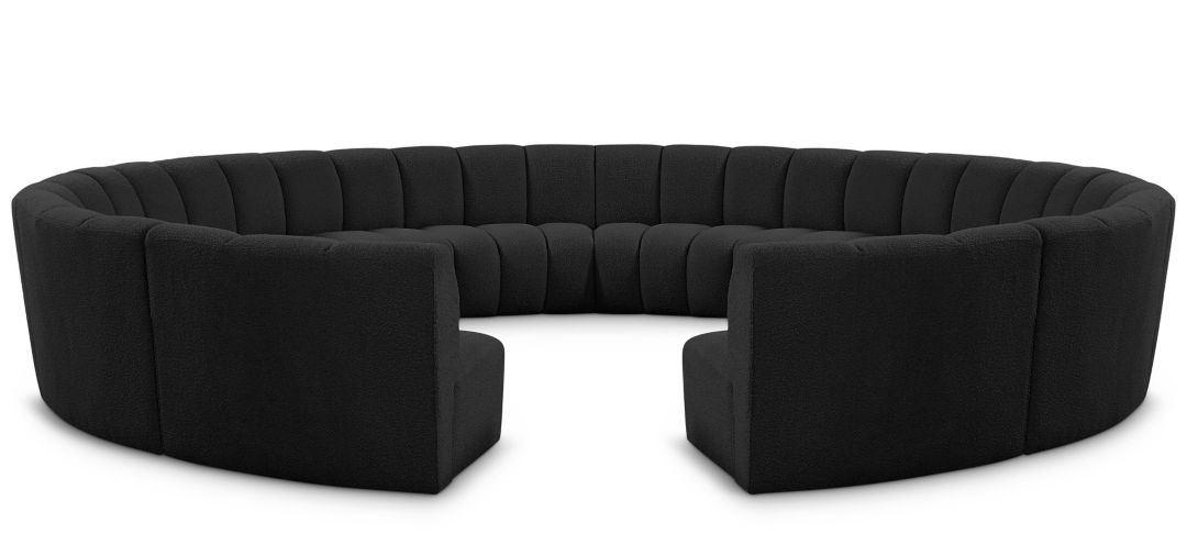 643BLACK-12PC Infinity 12pc. Modular Sectional sku 643BLACK-12PC