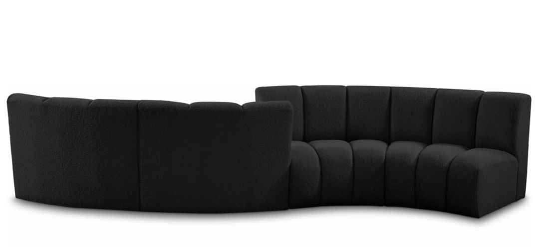 643BLACK-S4PC Infinity 4pc. Modular Sectional sku 643BLACK-S4PC