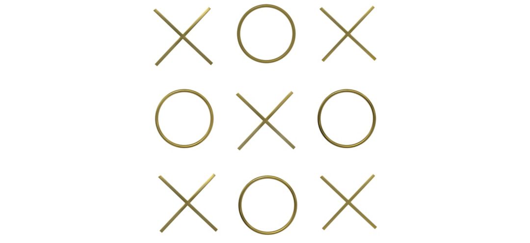 300214311 XOXO Gold Stainless Steel Wall Decor sku 300214311