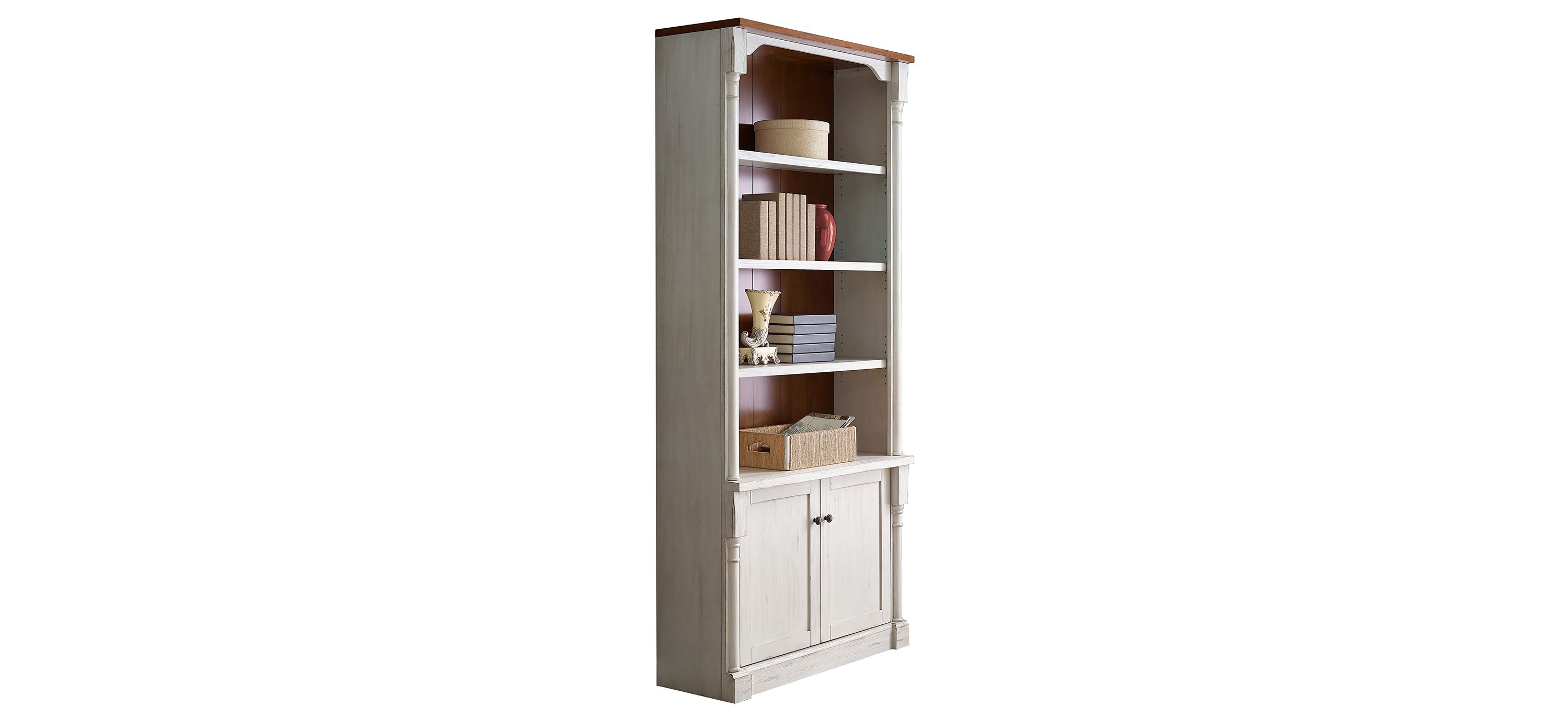 Durham 94 Bookcase with Doors
