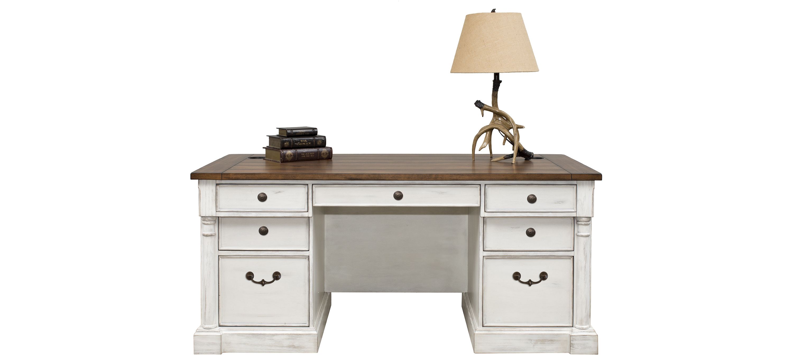 Durham Double Pedestal Executive Desk