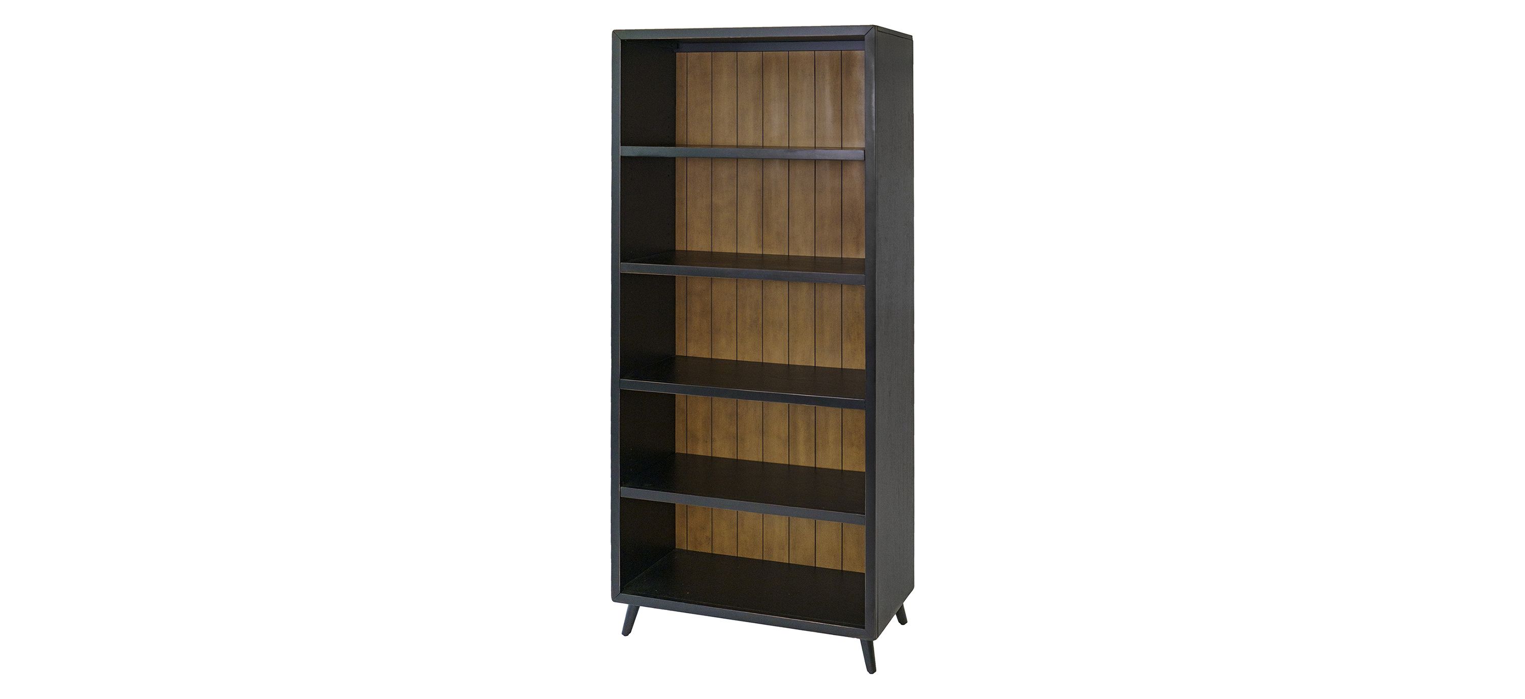 Payton Mid-Century Open Bookcase