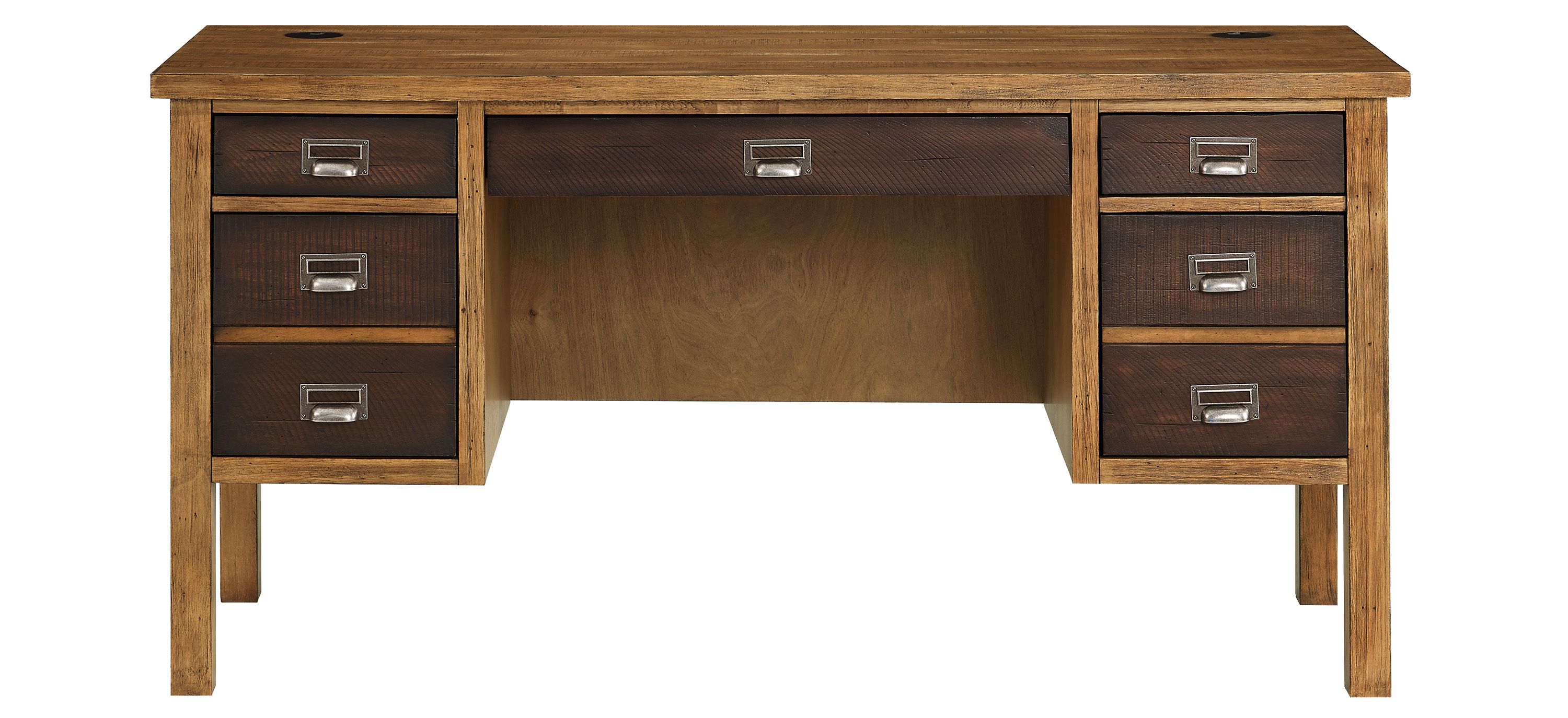 Heritage Half-Pedestal Executive Desk