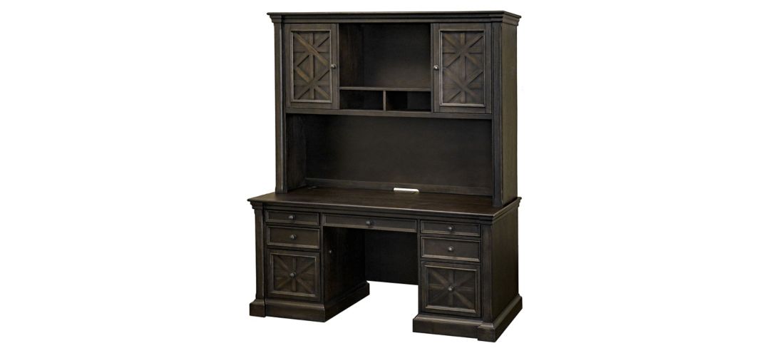 Kingston Traditional Wood Hutch With Doors