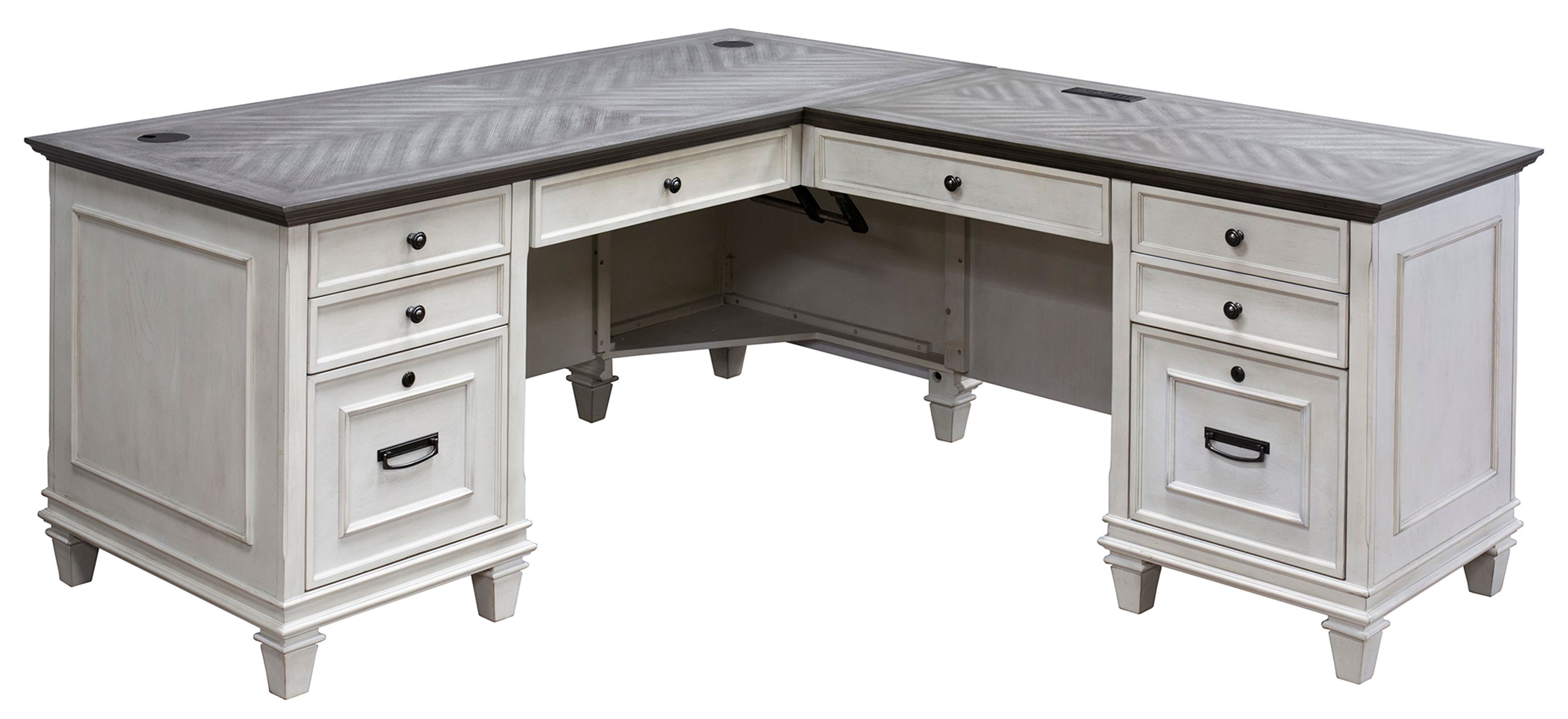 Hartford Executive L-Shaped Computer Desk