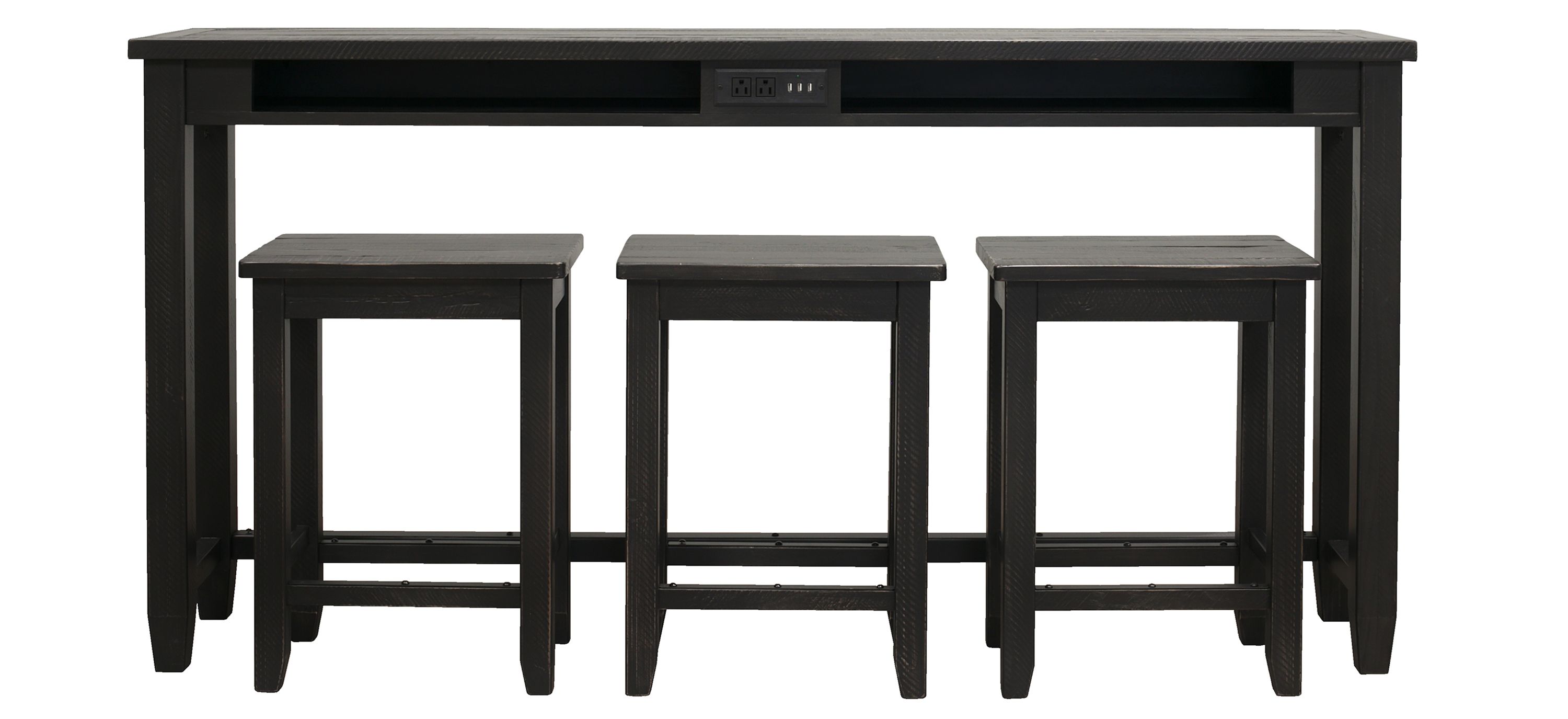 Cooperstown Laptop Bar w/ 3 Stools