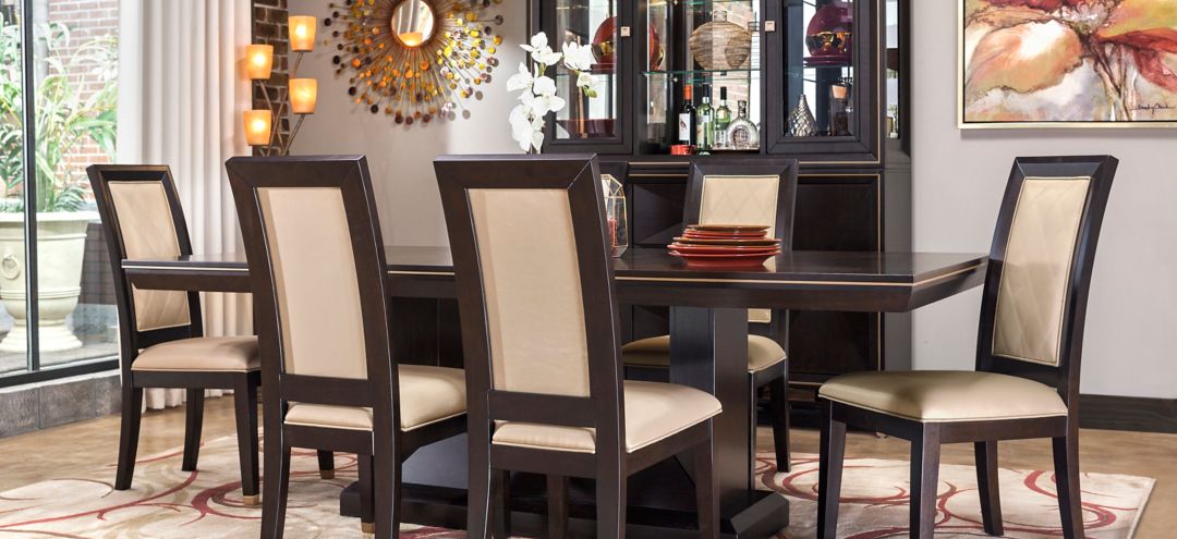 Raymour and flanigan outlet deals dining room sets