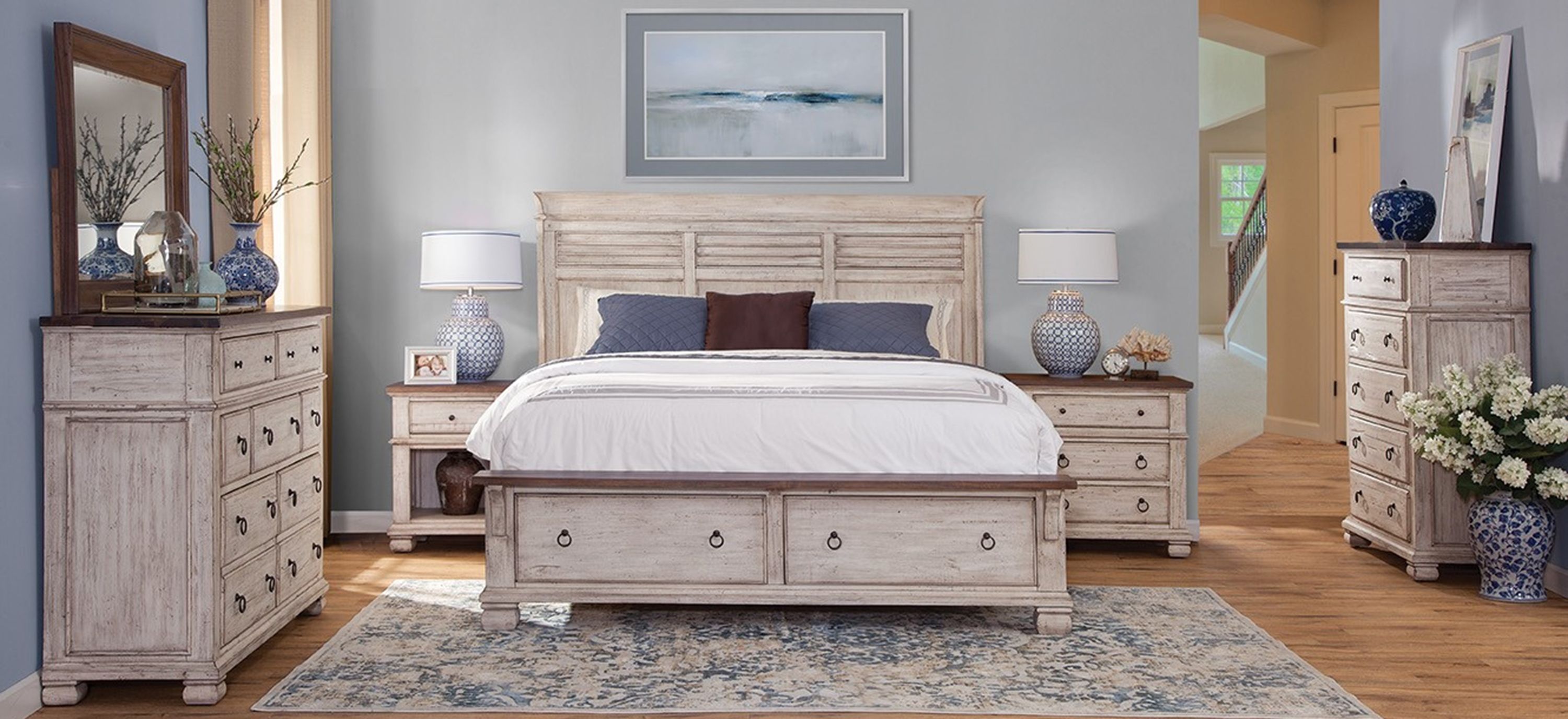 Belmont 4-pc King Storage Bedroom Set