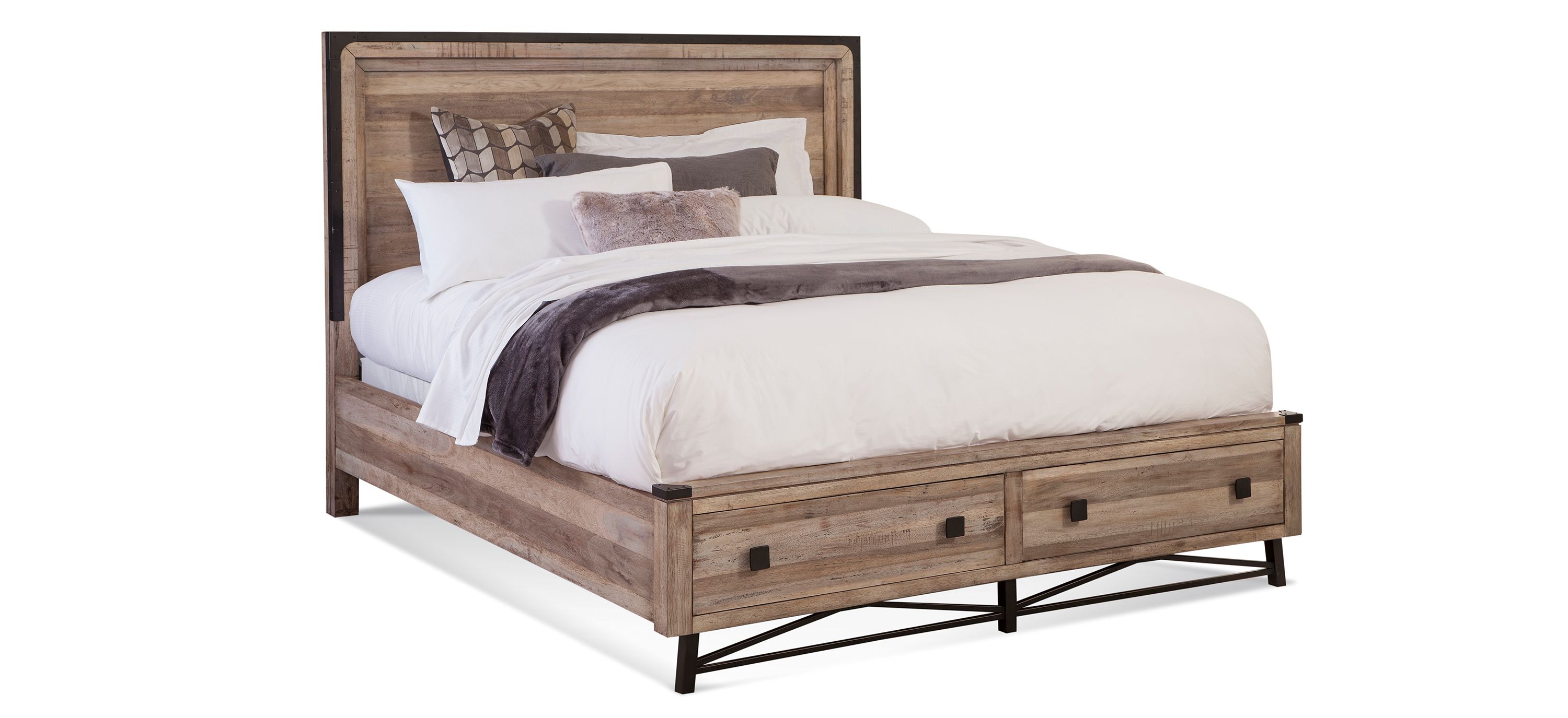 Brentwood Platform Storage King Bed