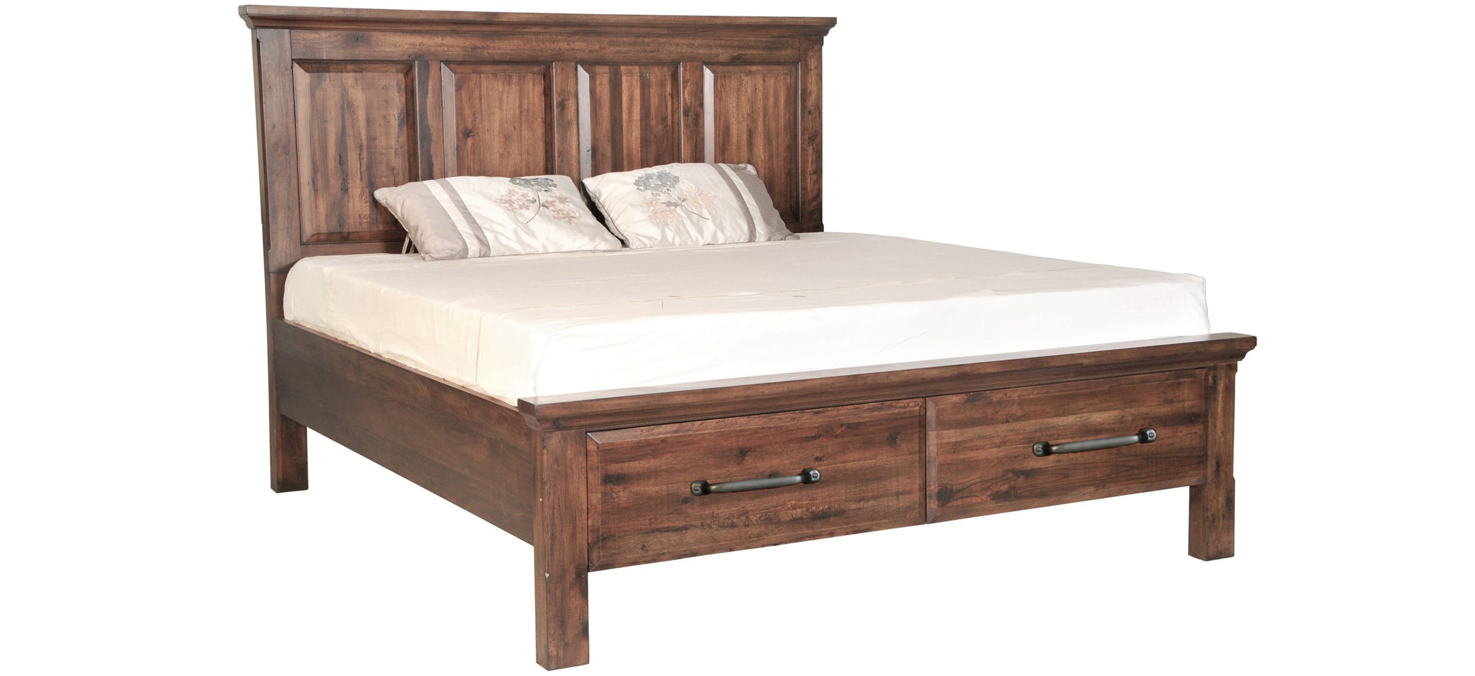 HillCrest Bed with Storage Footboard