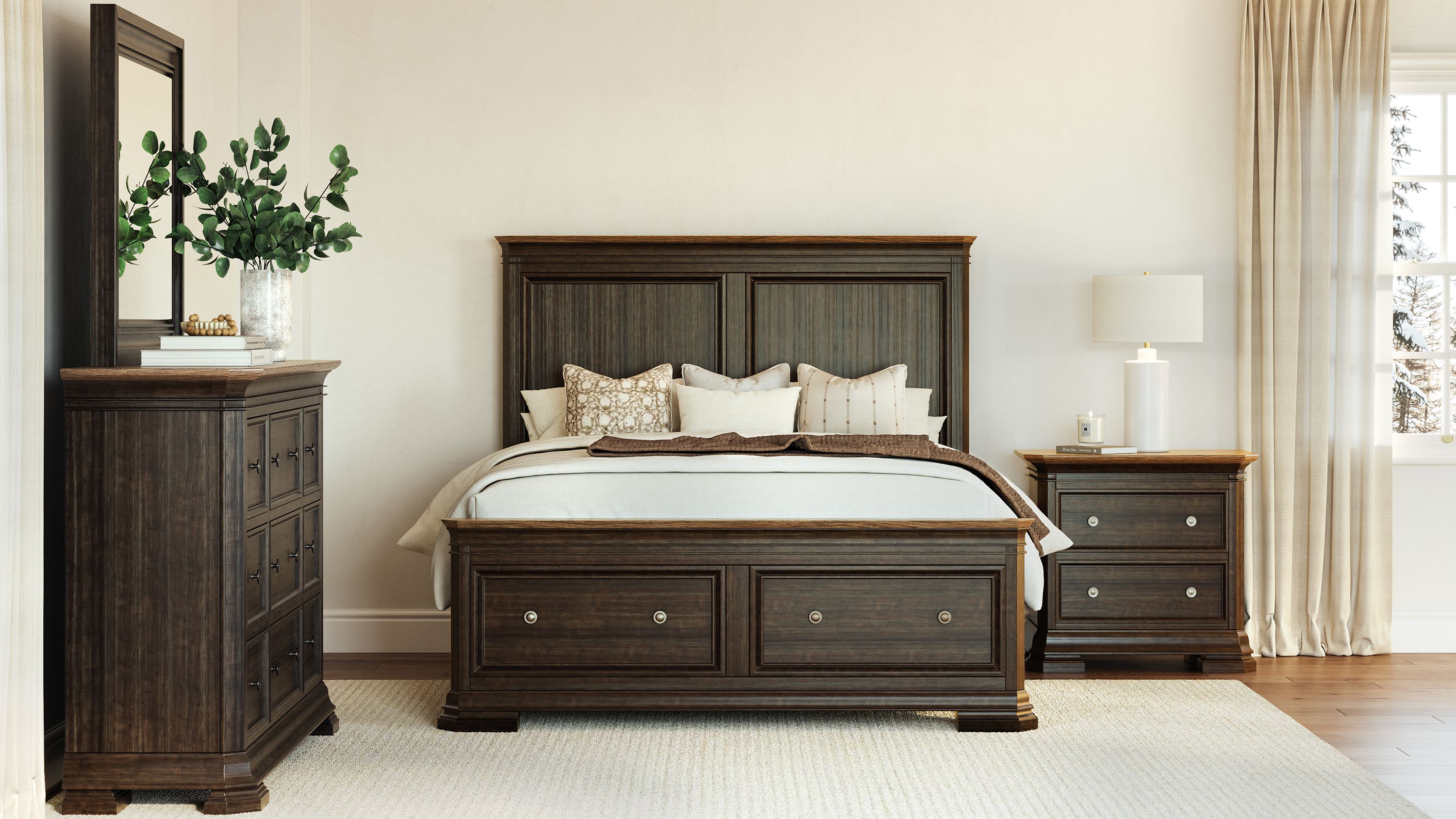 Kingshill 4-pc. Platform Storage Bedroom Set