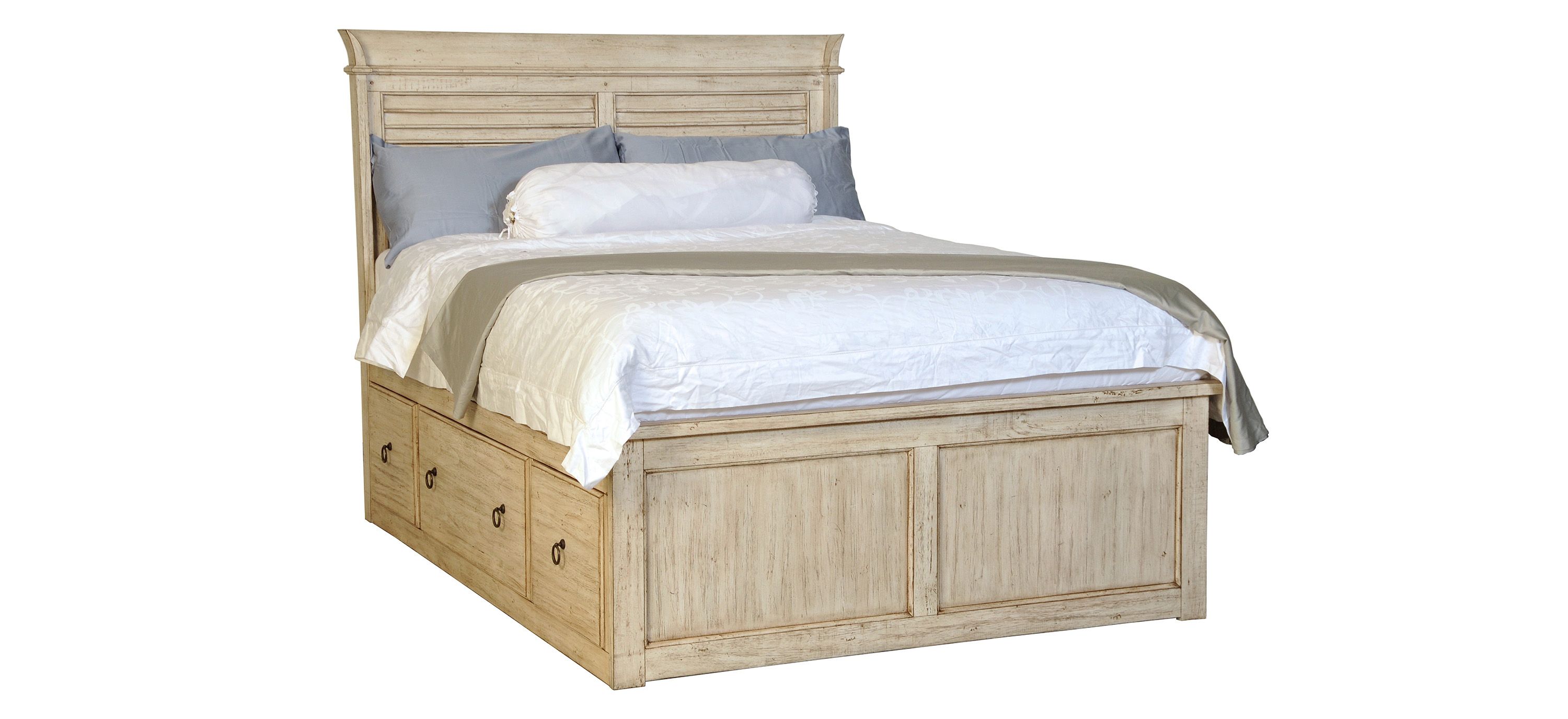 Belmont King Captains Bed