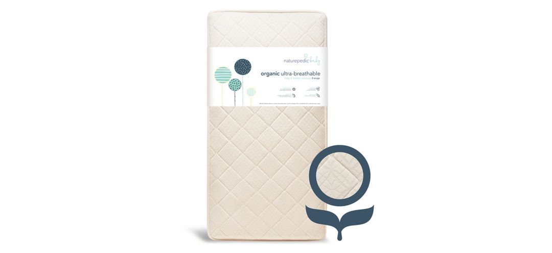 Naturepedic Organic Breathable Ultra 2-Stage Crib Mattress