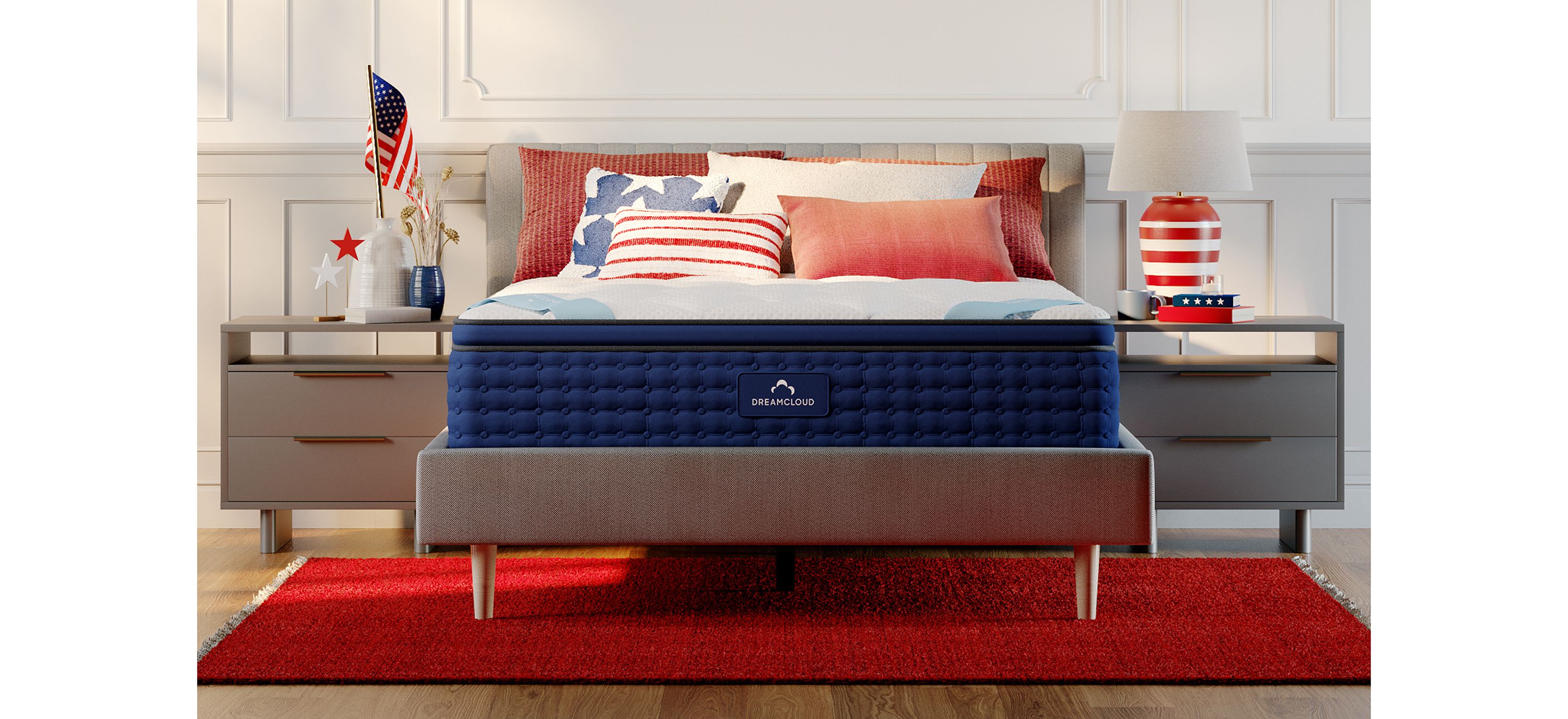 $200 off DreamCloud Premier 14 Firm Hybrid Mattress with Free Serenity S