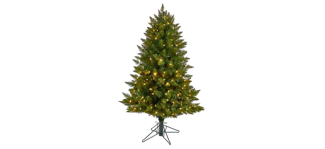 4 Pre-Lit Vermont Spruce Artificial Tree