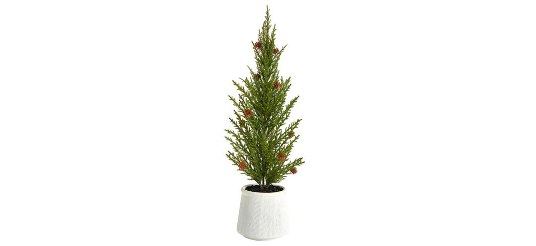 "20"" Cedar Pine Natural Look Artificial Tree"