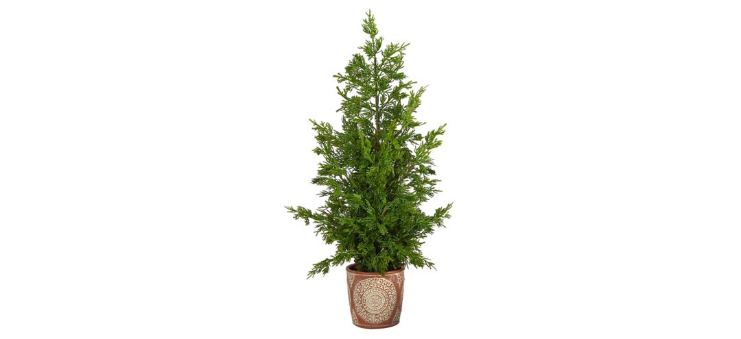 "28"" Cedar Pine Natural Look Artificial Tree"