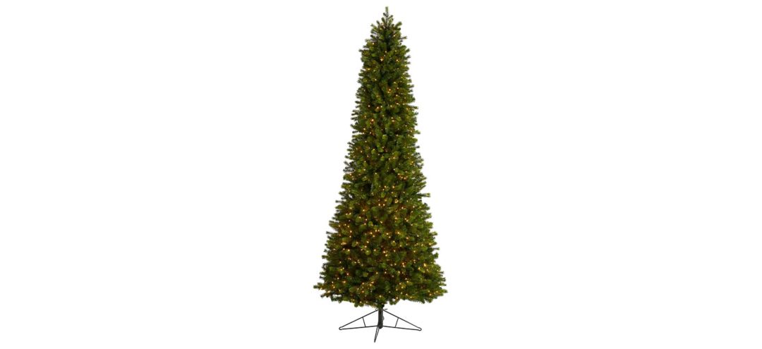 140035810 9.5 Pre-Lit Slim Colorado Mountain Spruce Artifici sku 140035810