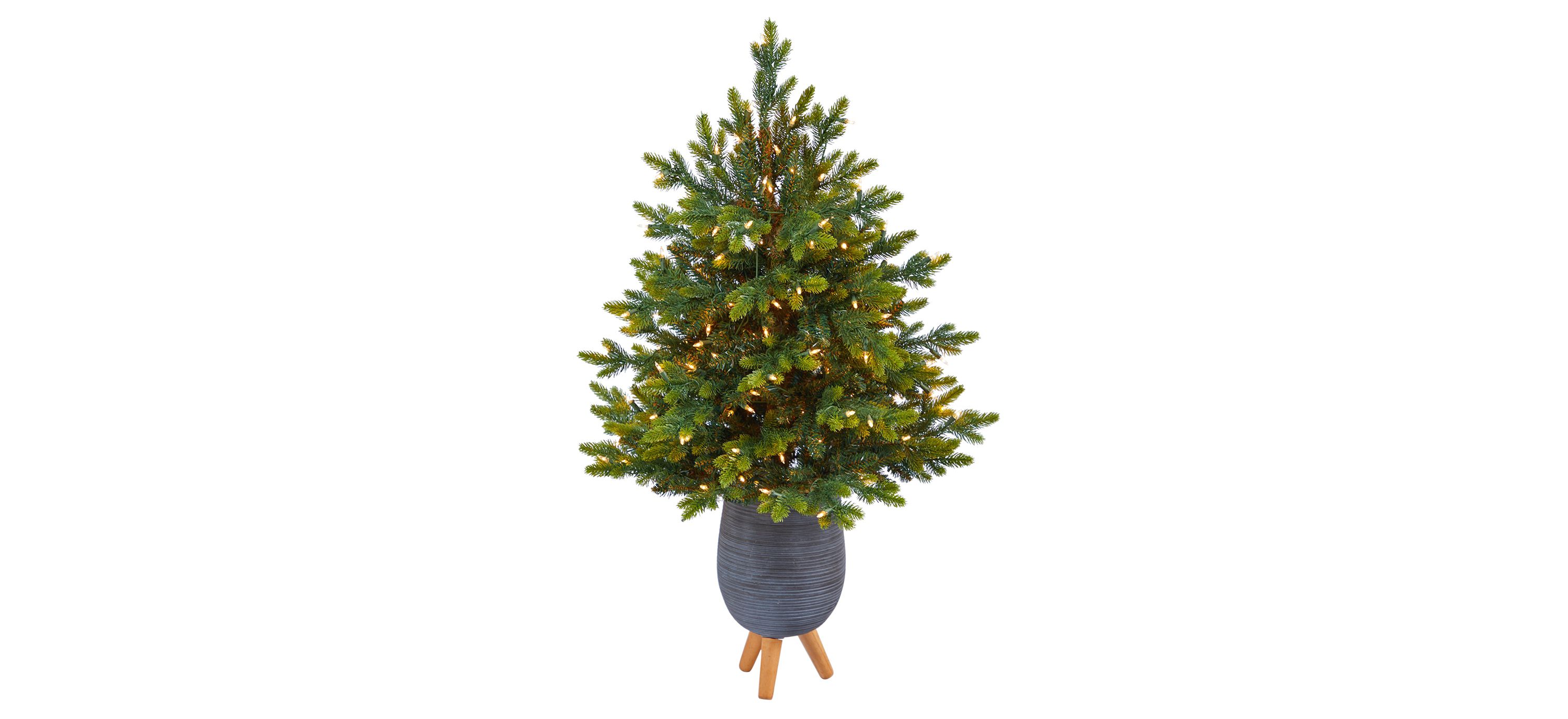 3.5 Pre-Lit  North Carolina Fir Artificial Tree