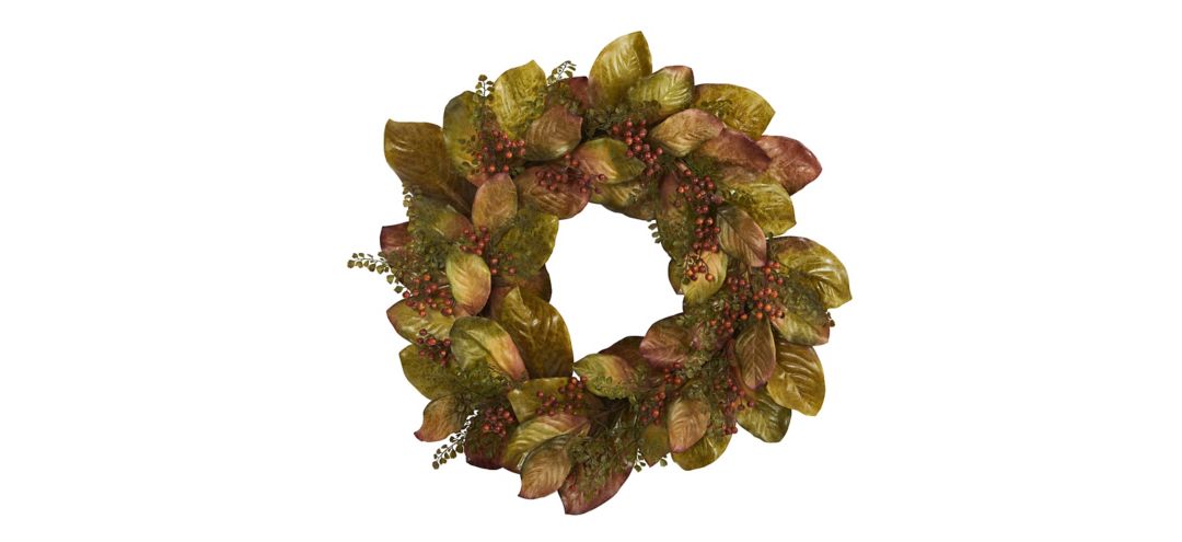 "30"" Fall Leaf Artificial Wreath"