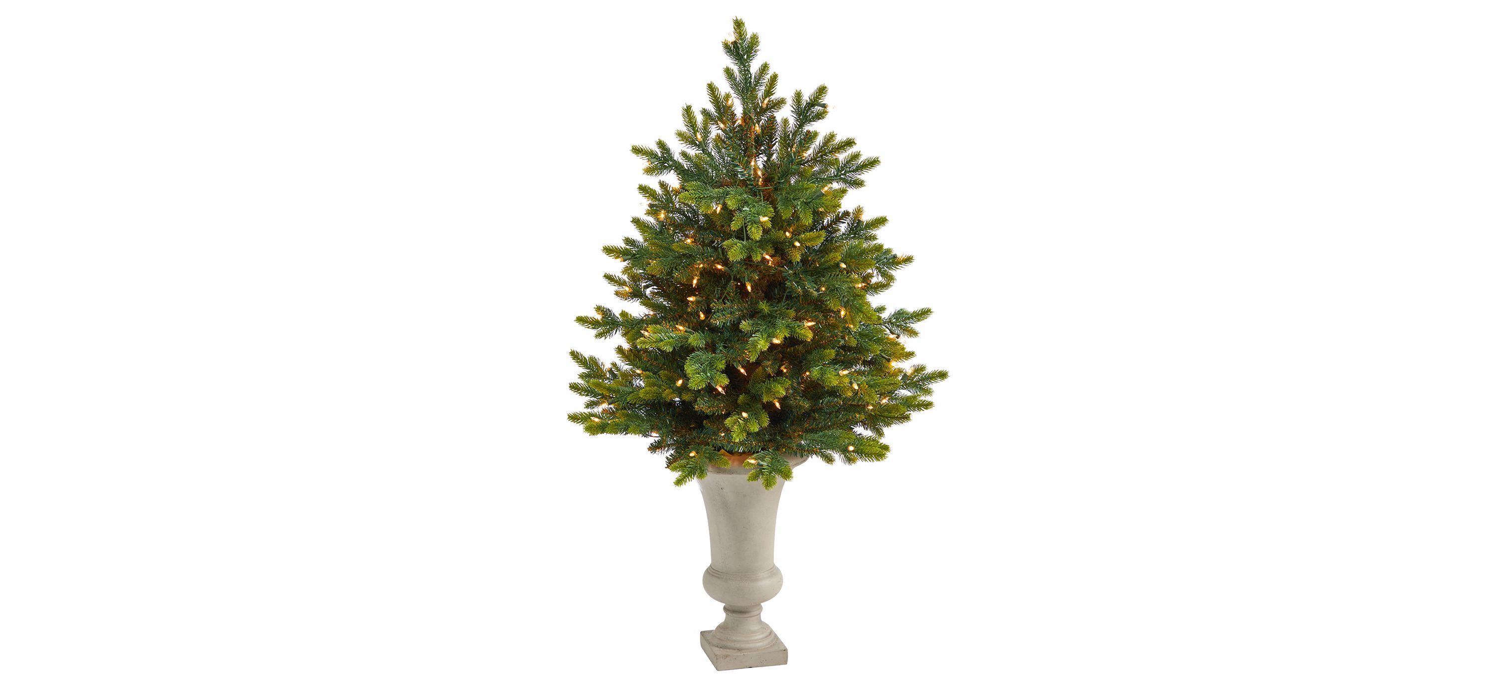 44 Pre-Lit North Carolina Fir Artificial Tree