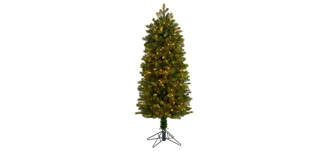 140066250 5 Pre-LitSlim Colorado Mountain Spruce Artificial  sku 140066250