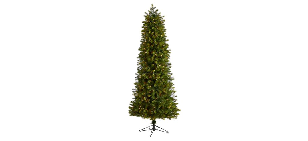 6.5' Pre-Lit Slim Colorado Mountain Spruce Artificial Tree