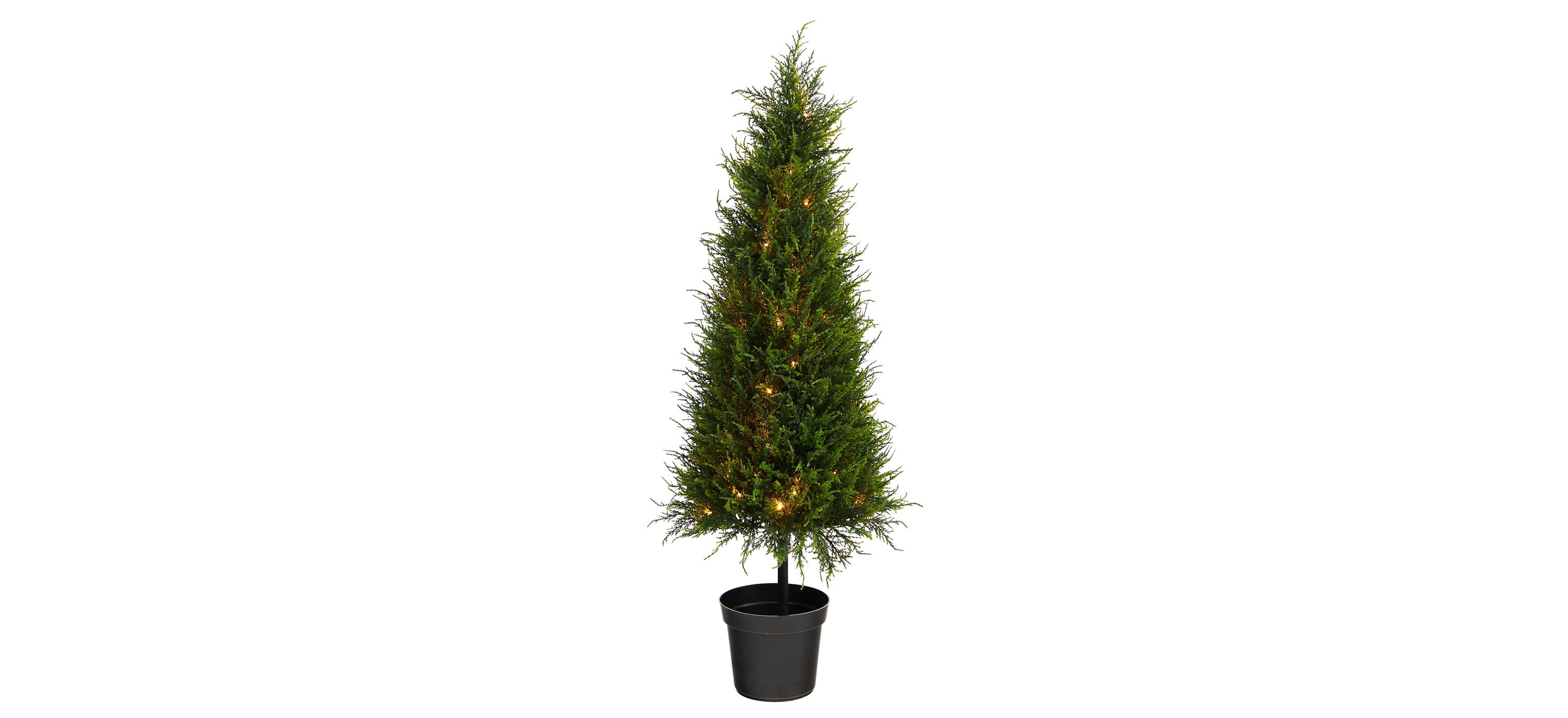 3.5 Pre-Lit Cypress Artificial Tree