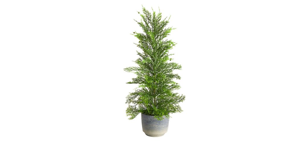 27 Californian Cedar Artificial Tree in Decorative Planter